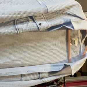 Aire Button Front Waffle Knit Size Xl